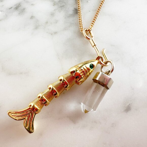 Solid Yellow Gold 18K Hook Charm clip for Add on charms, Charm clip enhancer - Picture 5 of 5